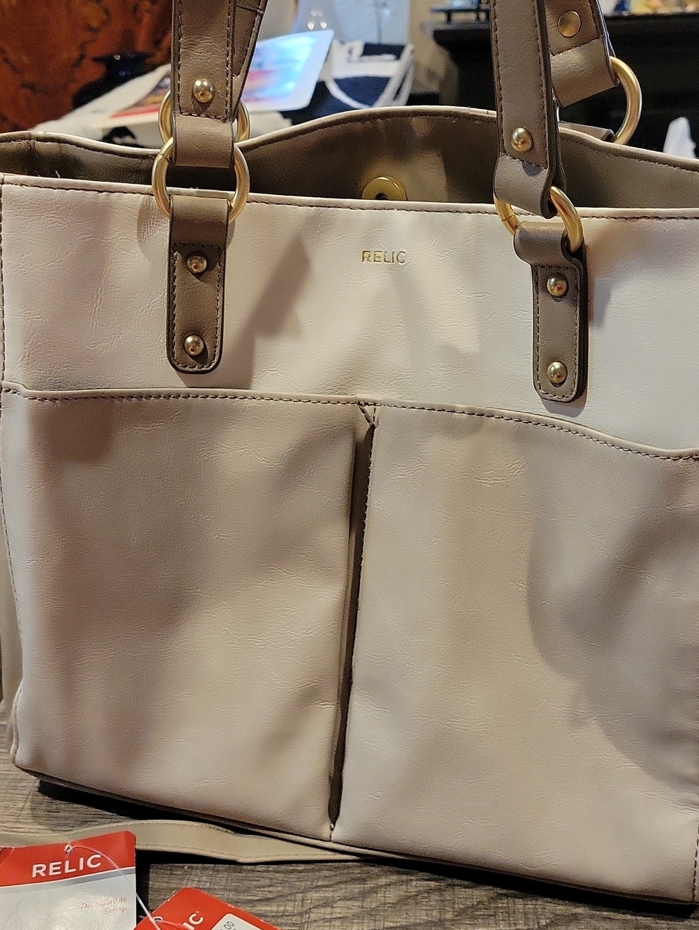 Breanne Relic Purse/ Handbag/ Greige
